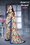 Marigold Stylewell  Exclusive Digital Print Sarees Wholesale Shop In Surat